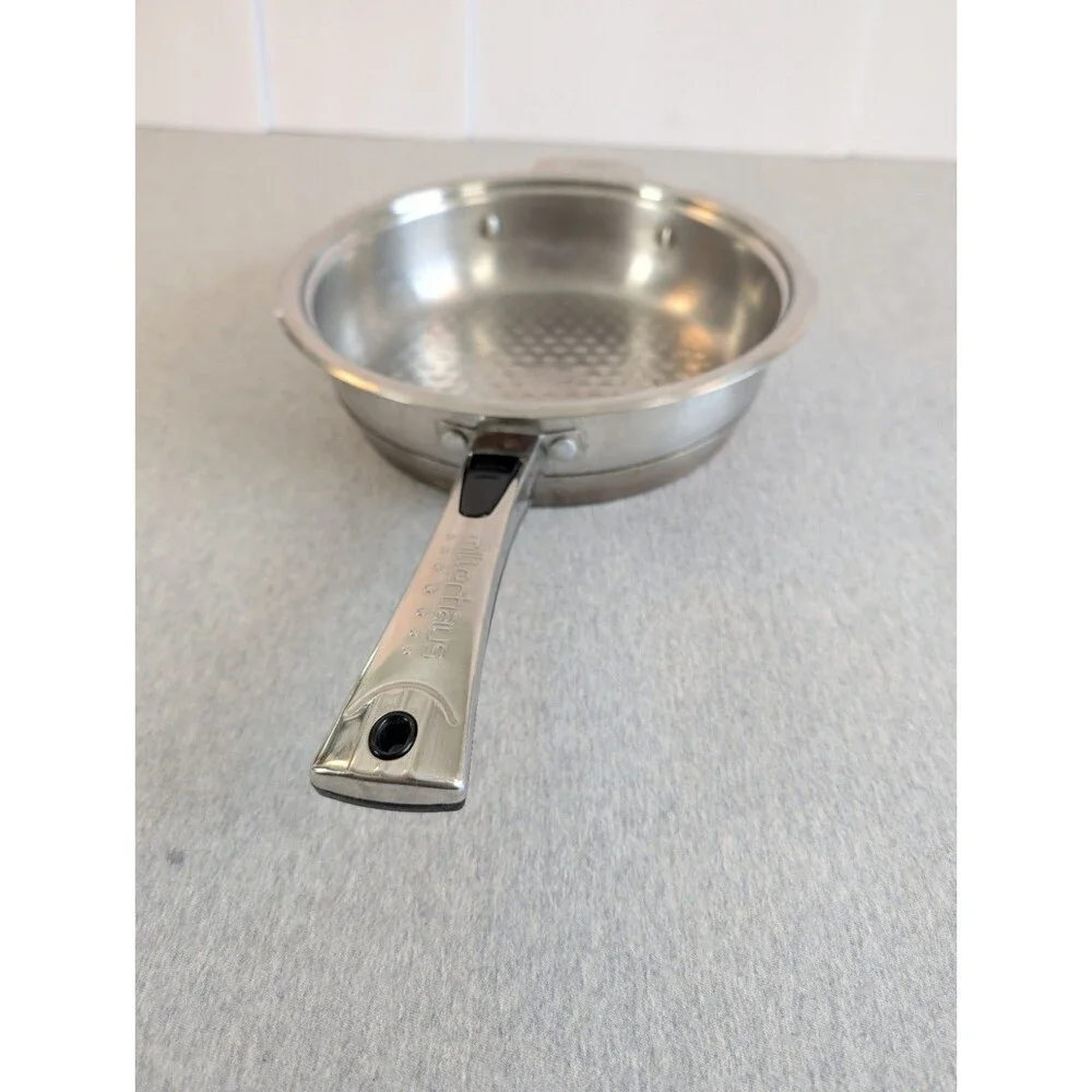 Millerhaus Z-Line 2L Stainless Steel Saute Pan Induction Compatible Handles